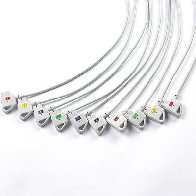 Συμβατό P-hilips Trim 10Lead ECG καλώδιο IEC Snap για PageWriter Trim I, PageWriter Trim II