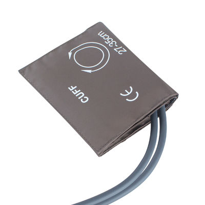Ενήλικες NIBP Cuff Διπλό σωλήνα 27-35cm TPU Cuff Καφέ σακούλα Τύπος συσκευασίας