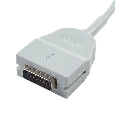 OD6mm 2.2M ECG καλώδιο κορμού συμβατό με Mortara Burdick 1600 300 3100 400 6100 800
