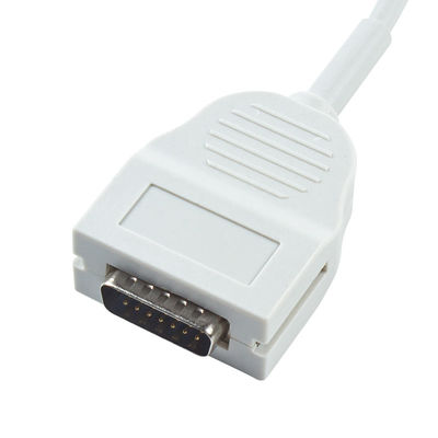OD6mm 2.2M ECG καλώδιο κορμού συμβατό με Mortara Burdick 1600 300 3100 400 6100 800