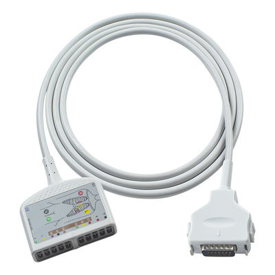 Συμβατό καλώδιο ηλεκτροσόκ Fukuda Denshi 10Lead για το CardiMax FX-7202, το CardiMax FX-7402, το CardiMax FX-7101