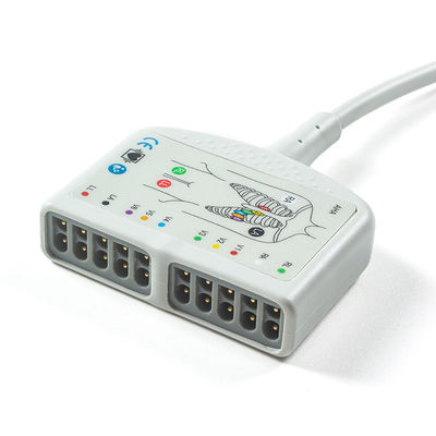 Χωρίς λάτεξ 10Lead ECG Trunk Cable για Cardiosys EK36 EK403 EK41 EK413 EK43 EK512 EK53