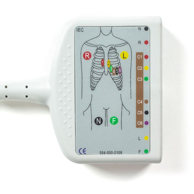 OD6mm 2.2M P-Hilips EKG καλώδιο Κεφάλαιο καλώδιο για M1770A M1771A M1772A Pagewriter 100 Pagewriter 200