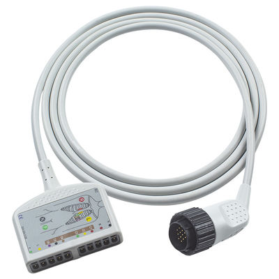 16Pin Compatible Kenz EKG Trunk Cable IEC/AHA για ενήλικες/παιδιατρικούς ασθενείς