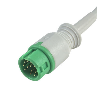 TPU Dynascope DS-5100E 12Pin ECG Ασθενητικό καλώδιο 10Lead για ενήλικες / παιδιατρική συμβατότητα