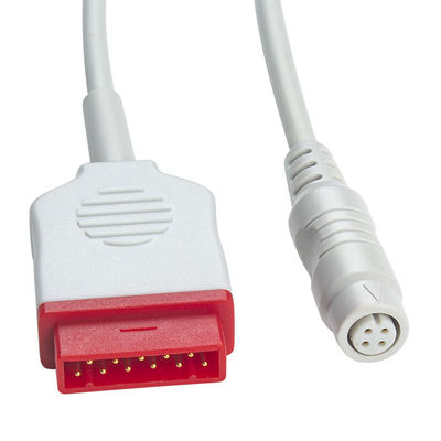 3.5M GE IBP Adapter Cable με διπλό σύνδεσμο P-hilps για ιατρικό διάγνωση