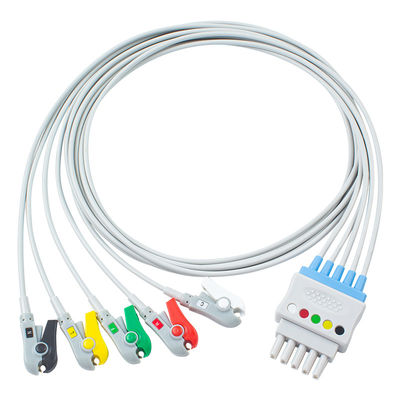 Philips M1625A 989803104521 καλώδια 6 βουλευτής 20 IntelliVue MX800 μολύβδου ECG συνδετήρων IEC καλωδίων μολύβδου