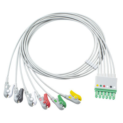 Καλώδια 6 άπειρο M540 MultiMed μολύβδου Siemens Draeger MP03405 ECG Grabber M300 καλωδίων μολύβδου συν το συνδετήρα IEC