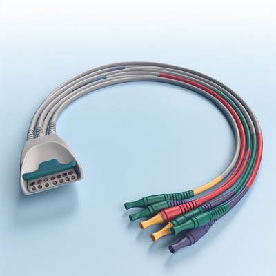 Φίλιπς ECG καλώδιο 5 Lead 12Pin M1975A για ενήλικες και παιδιά