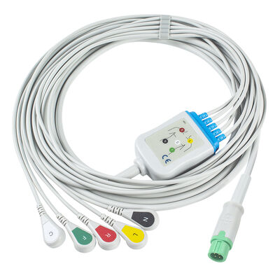 Καλώδιο ECG 4pin M800 Biolight και καλώδια μολύβδου