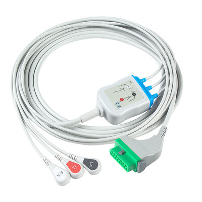 Fukuda Denshi CIO-07CTP-5NA CIO-07CTP-3NA ECG Cable 15Pin DSL-8001 DSL-8001R Dynascope DS-8100 DS-8200 DS-8500