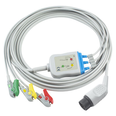 NihonKohden OEC-6102A Καλώδιο ΗΚΓ 8 ακίδων και καλώδια ηλεκτροδίων