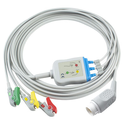 Ph 43100A 8Pin ECG Cable and leadwires hp CodeMaster XL+ μηχανή αποσύνδεσης