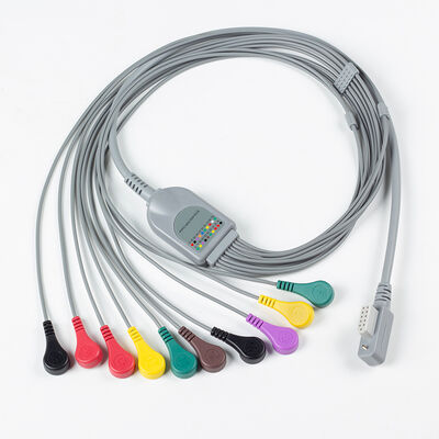 Καλώδια JincoMed 10 Lead MIC-12H-3 MIC-12H-3S MIC-12H-3L MIC-12H-3G ECG EKG Holter Καλώδιο Holter 11Pin ECG EKG και καλώδια