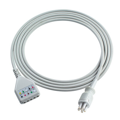Omron > Colin 6Pin Connector 3 5Lead ECG Trunk Adapter Cable MC039-55 Καλώδιο επέκτασης ΗΚΓ Din Style