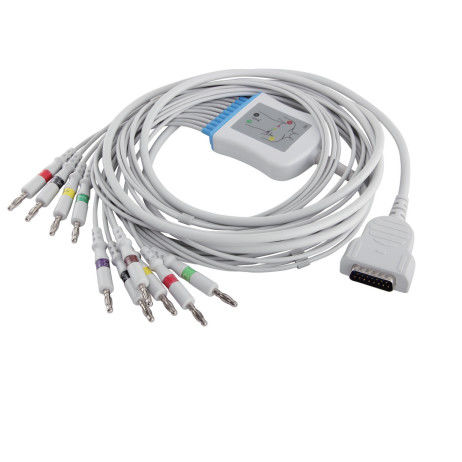 Καλώδιο της Γερμανίας Marqutte EKG και συνδετήρας MAC500 MAC600 2104727-001 IEC 4.0Banana Leadwires