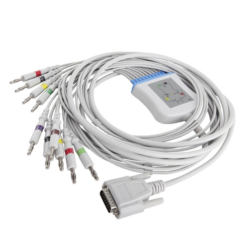Καλώδιο Mindray decg-03A M2461A ECG και συνδετήρας μπανανών IEC 4,0 Leadwires