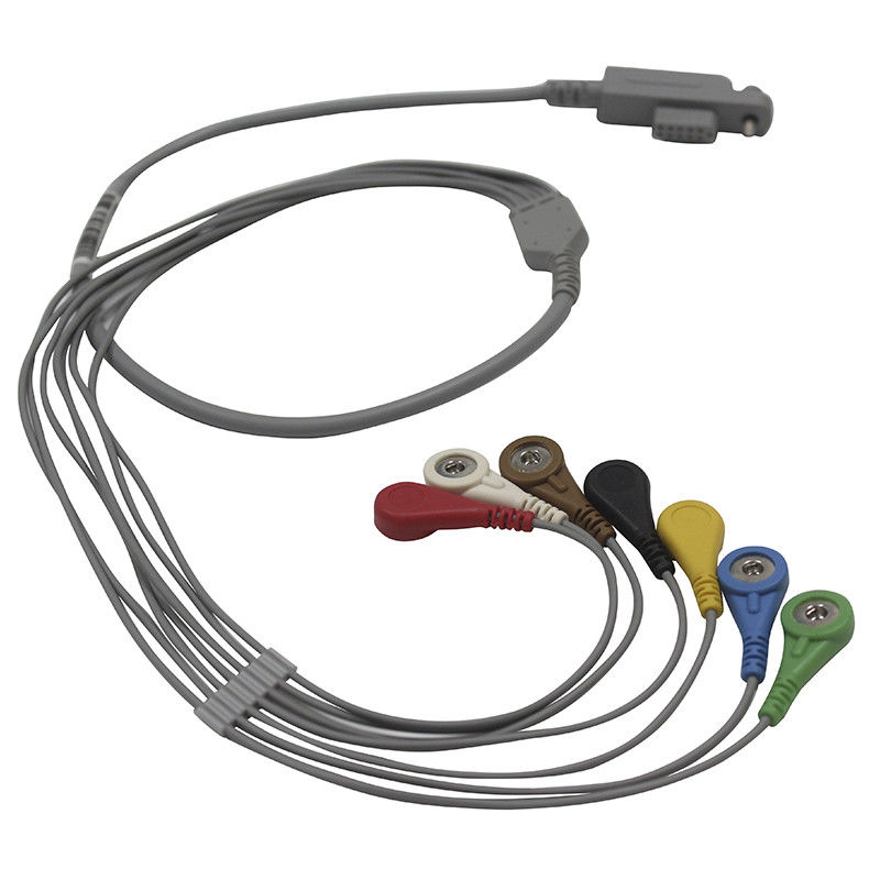 Παλαιά καλώδιο και Leadwires 10 Holter ECG τύπων JincoMed θραύση IEC μολύβδου