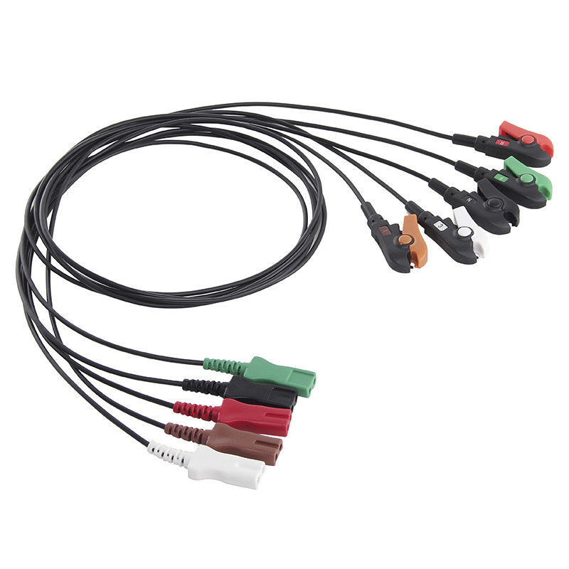 LL ραδιο διαφανές καλώδιο Radiaotransparent ECG Leadwires 5 ύφους καλώδιο και Leadwires ακτίνας X ECG Radiotranslucent μολύβδου
