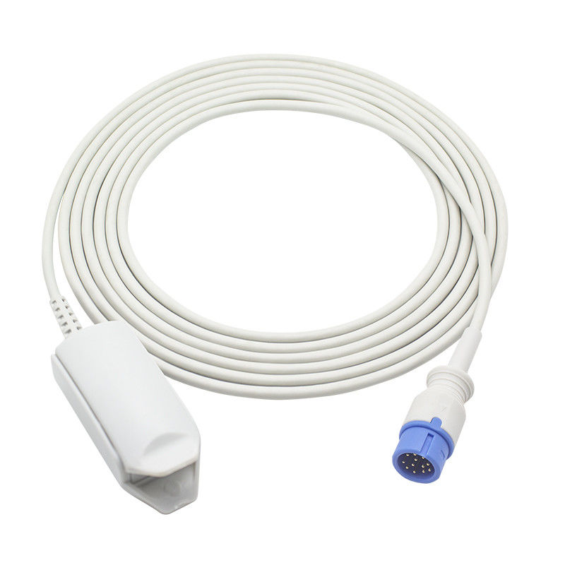 Comen C60 επαναχρησιμοποιήσιμος SpO2 αισθητήρων 12pin for M-asi-mo κόκκινος έλεγχος συνδετήρων SpO2 δάχτυλων τεχνολογίας ενήλικος