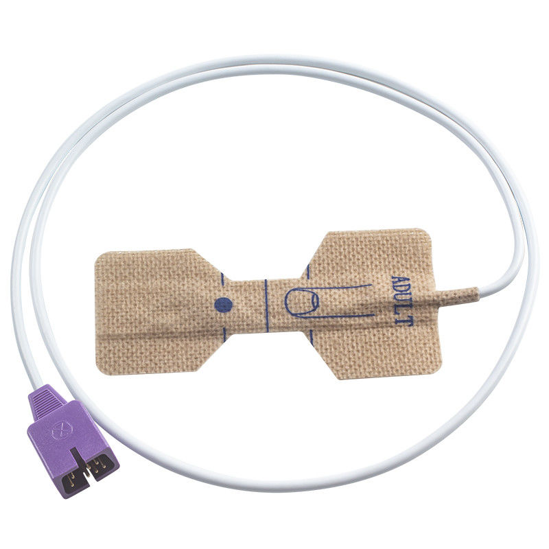 Μίας χρήσης SpO2 αισθητήρας N150 NPB 290 N-ellcor DB9 7pin D25 ενήλικος μη υφαμένος μίας χρήσης SpO2 έλεγχος υφάσματος