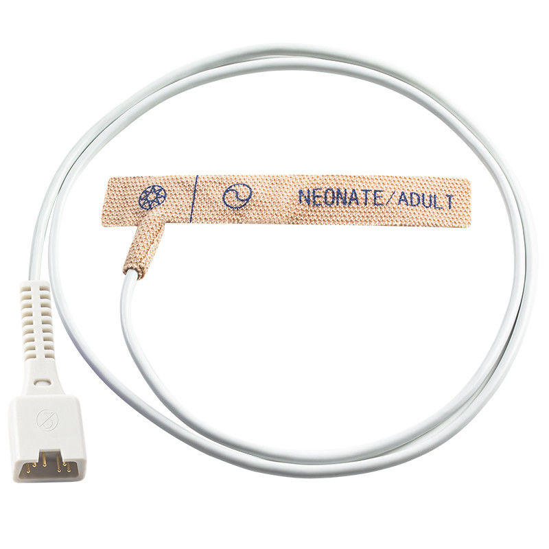 Novametrix 512 MARS 6pin Ξαναχρησιμοποιήσιμος αισθητήρας SpO2 710 715 ενήλικας Νεογέννητος τέντωμα δέρματος Υφάσματα Ξαναχρησιμοποιήσιμο ανιχνευτή SpO2