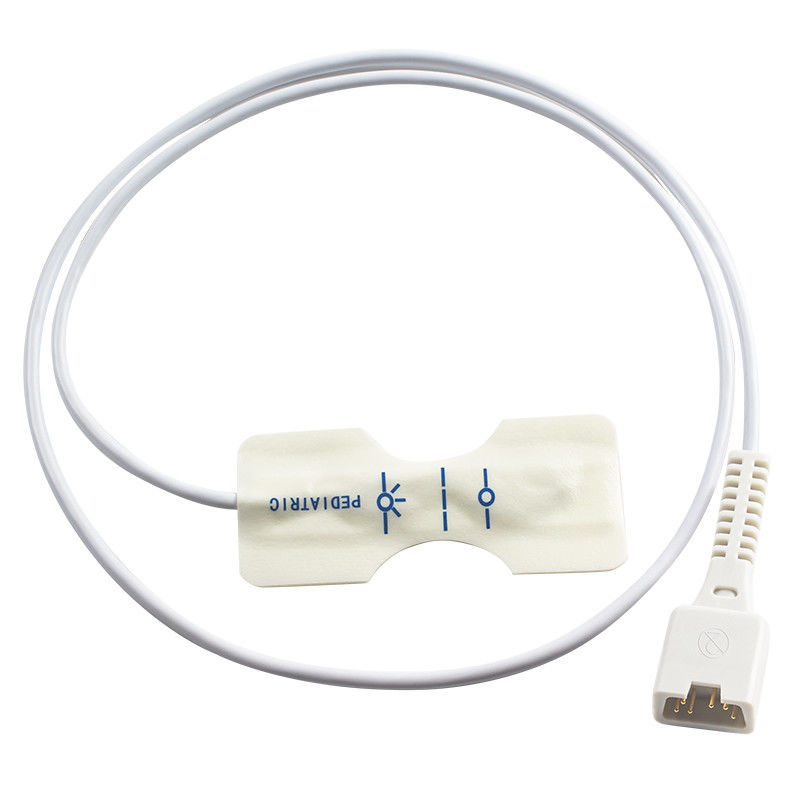 Novametrix 513 710 μίας χρήσης SpO2 αισθητήρας 715 6pin μίας χρήσης SpO2 του ΆΡΗ παιδιατρικός άσπρος έλεγχος αφρού