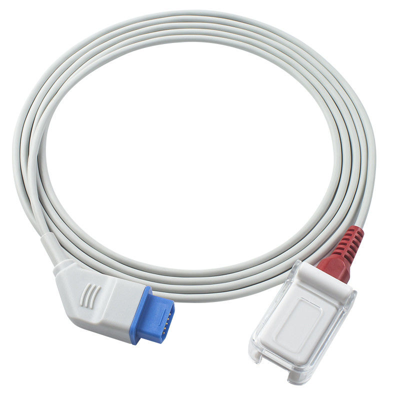 Καλώδιο K937 3984 αισθητήρων Kohden SpO2 Nihon jl-631P for M-asi-mo κόκκινο καλώδιο επέκτασης προσαρμοστών καρφιτσών 14Pin SpO2 τεχνολογίας τετραγωνικό