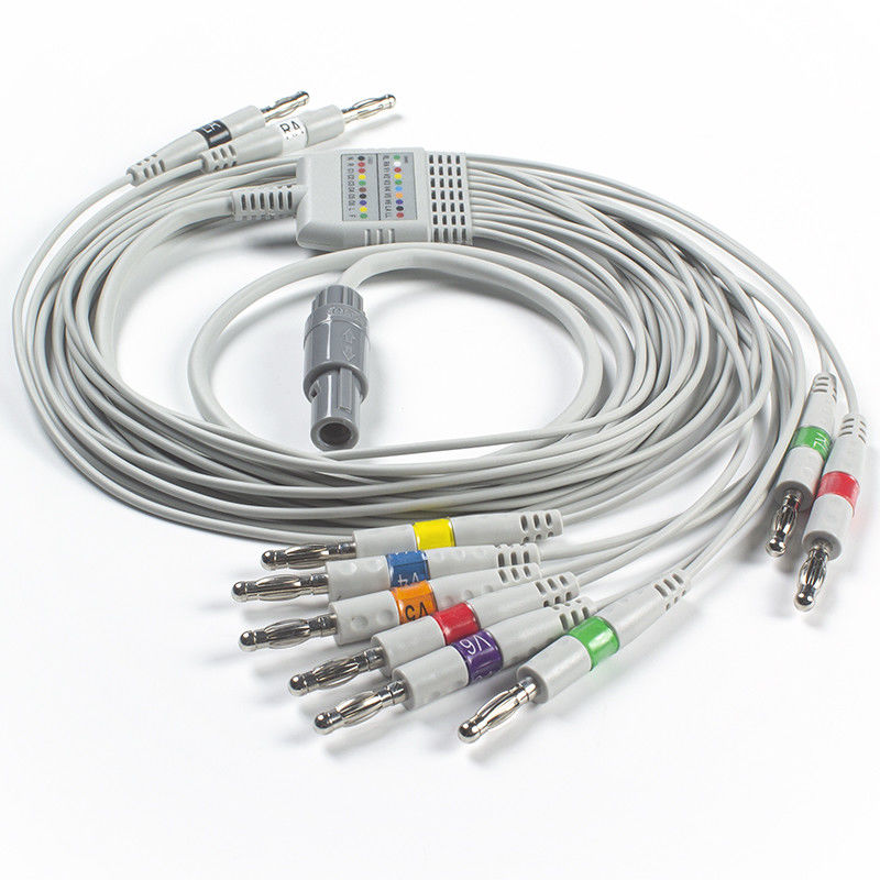 Welch επαν-PC-aha-ΑΠΑΓΟΡΕΥΣΗ SE-υπέρ-600 Allyn καλώδιο και Leadwires 14 μπανάνα 4,0 EKG IEC καρφιτσών