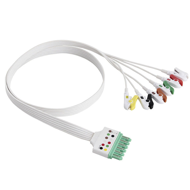 Το Draeger MP03424 μίας χρήσης ECG Leadwires έθεσε το άπειρο M300 M540 IEC συνδετήρων Grabber 5 μολύβδου