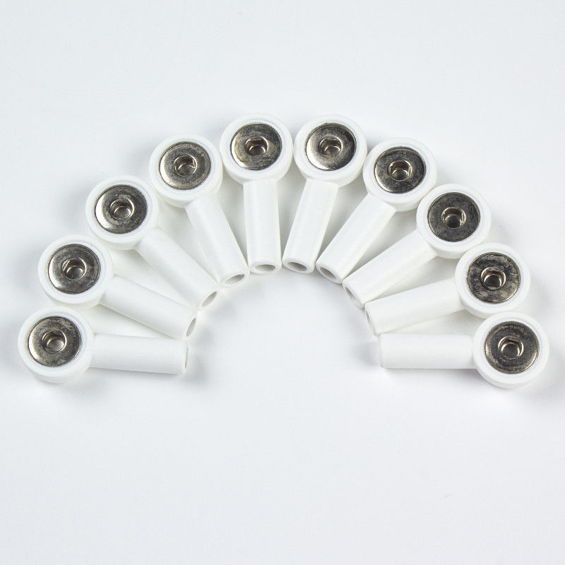 Τυποποιητές ΗΚΓ Τμήματα 3mm Din Plug To Snap Ηλεκτροδικός συνδετήρας ΗΚΓ