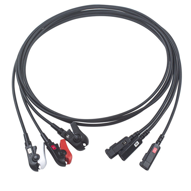 Ραδιο διαφανές καλώδιο 3 5 10 μόλυβδος CONMED Philips ECG Radiotranslucent Leadwires ΚΙΣΣΩΝ MRI