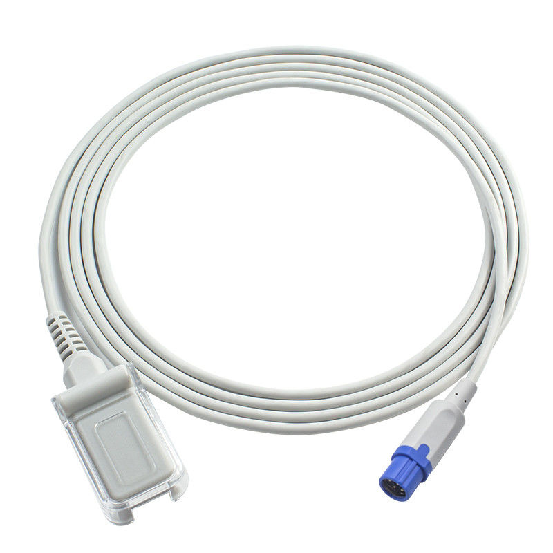 Έλεγχος 7Pin αισθητήρων Siemens SpO2 Drager στο καλώδιο 2.4M TPU επέκτασης DB9 SpO2