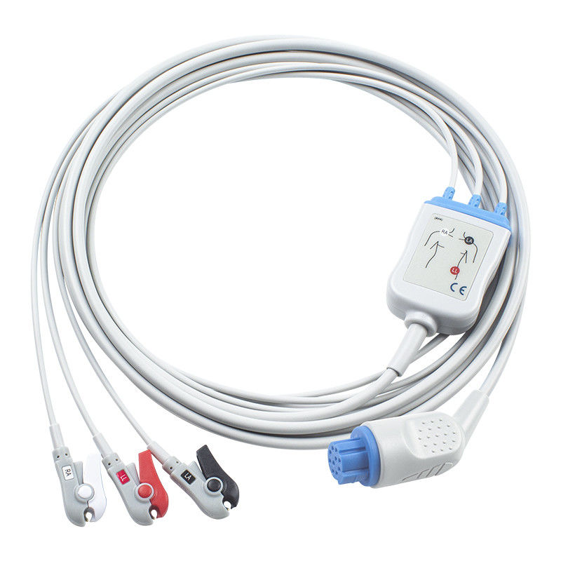 Για την Artema S&W συμβατό καλώδιο ECG άμεσης σύνδεσης 3Lead AHA Grabber
