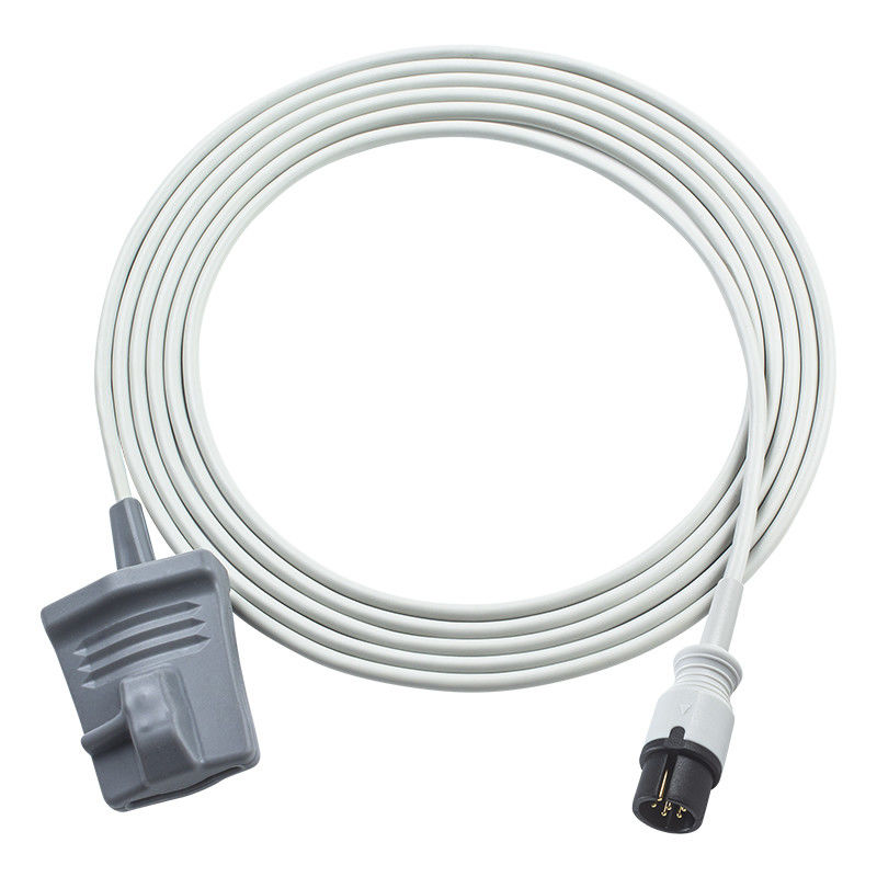 Anke 6pin επαναχρησιμοποιήσιμος αισθητήρας SpO2 ASC-553 ACS-553A AAMI 6pin σύνδεσμος ενηλίκων Soft tip SpO2 Probe