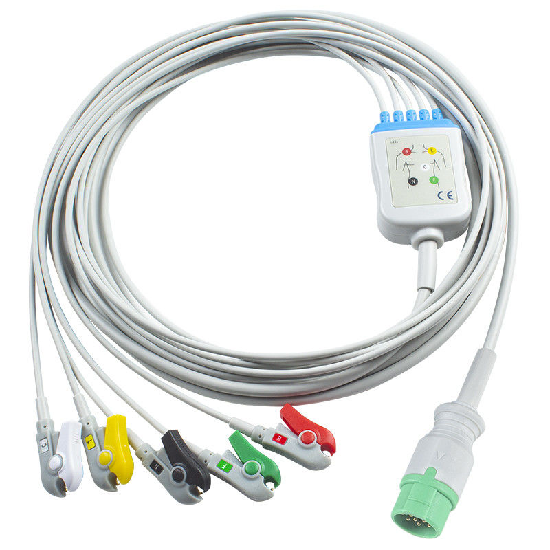 Kontron Arrow Compatible Direct-Connect ECG Καλώδιο και καλώδια για 5Lead IEC Grabber