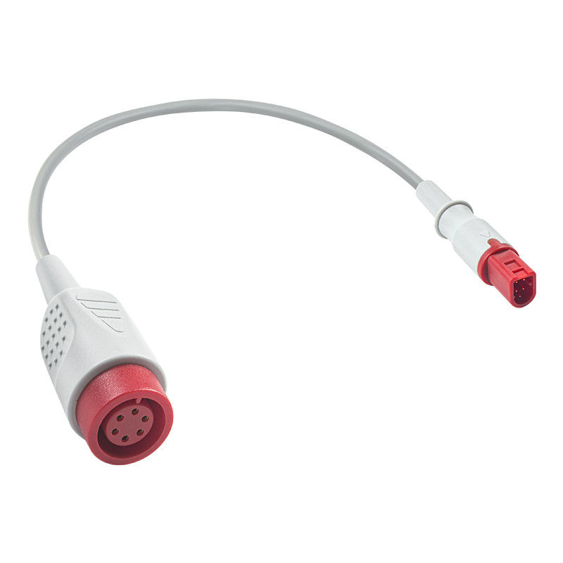 Mindray 5pin σε 6pin μετατροπέας IBP Adapter καλώδιο TPU IBP καλώδιο επέκτασης 0,3μέτρο