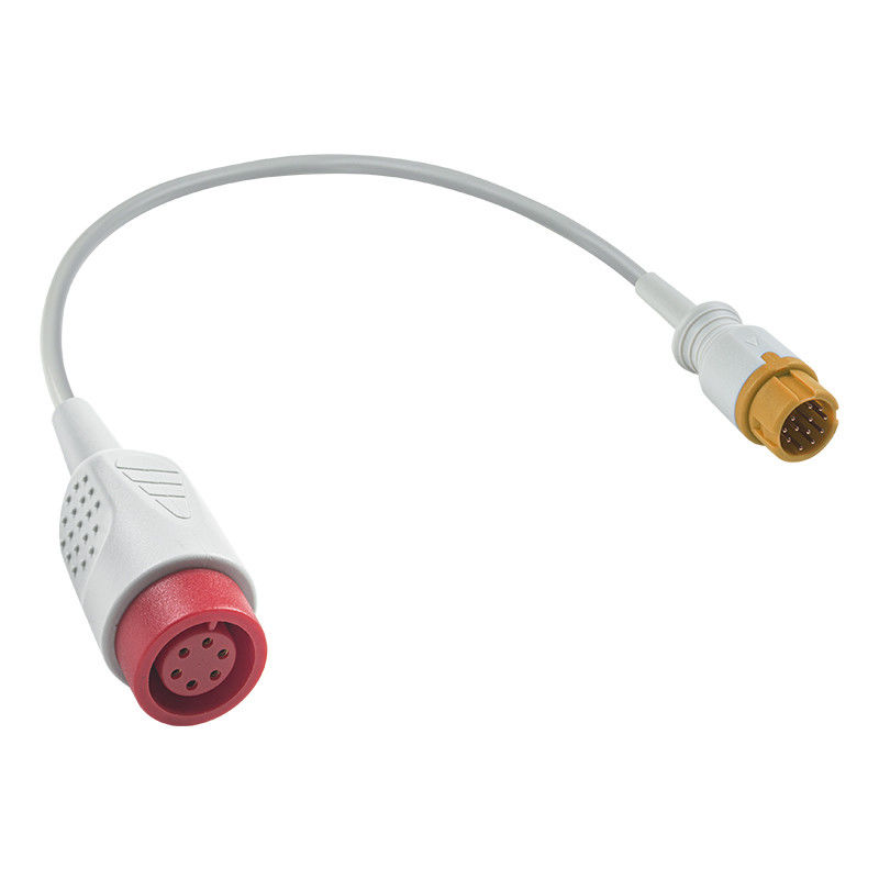 Mindray 12 Pin προς γενικό 6 Pin IBP Adapter Cable IBP Extension Converter Cable