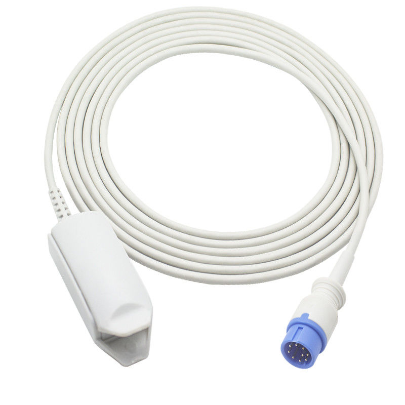 Συμβατό Biolight Q3 Spo2 Probe 9Pin Biolight Q5 Spo2 Probe 3.00M για σειρά A Q S