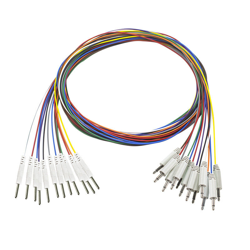 3.0 Μονό Σφραγίδα-2.0mm Πιν Καλώδιο EEG Ηλεκτρόδιο EEG Καλώδιο EEG Καπάκι