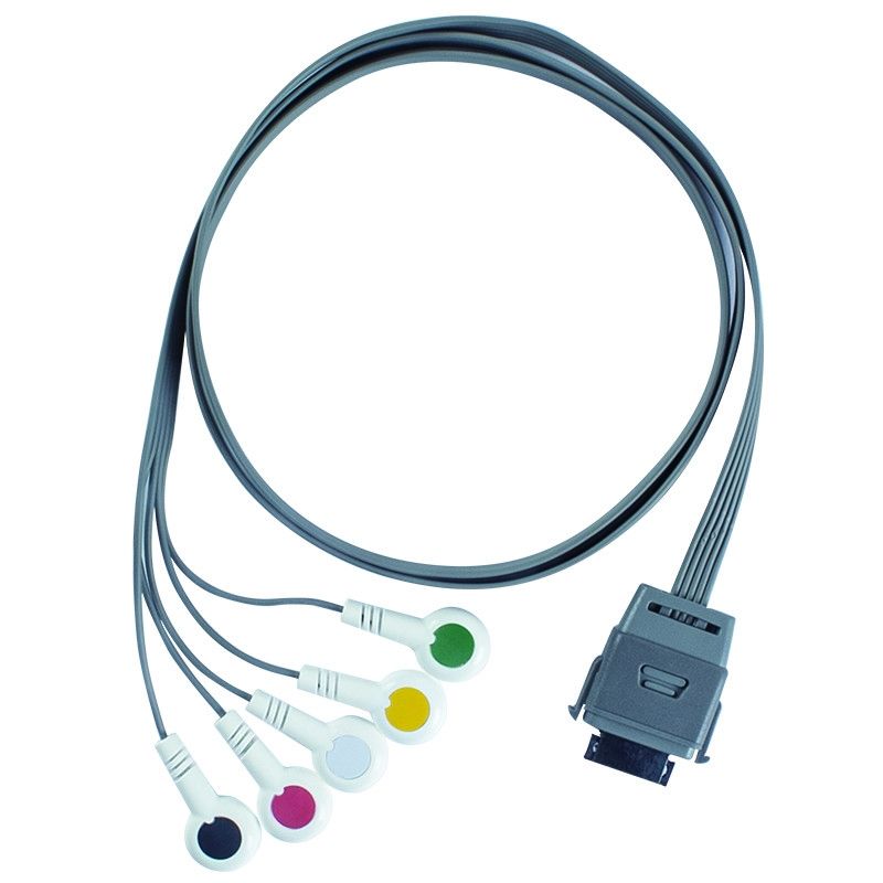 TPU Edan 5Lead ECG Holter Cable IEC Snap Shelf Life 24 μήνες για βιοϊατρικό όργανο
