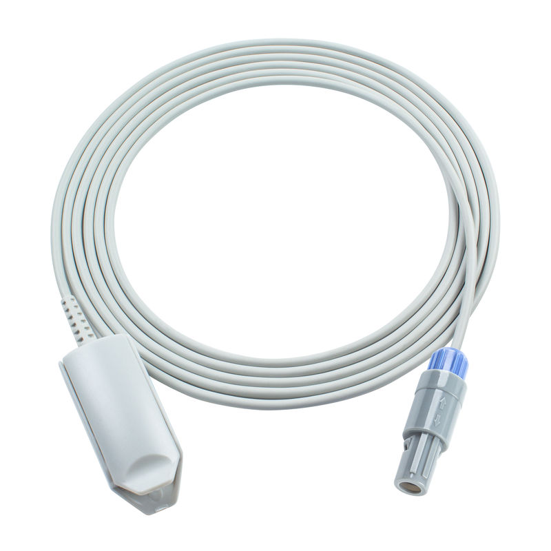6Pin 40Degree Adult Finger Clip SpO2 Sensor 3.0M Συμφωνητικός Drager Vist 120 Vist 120s