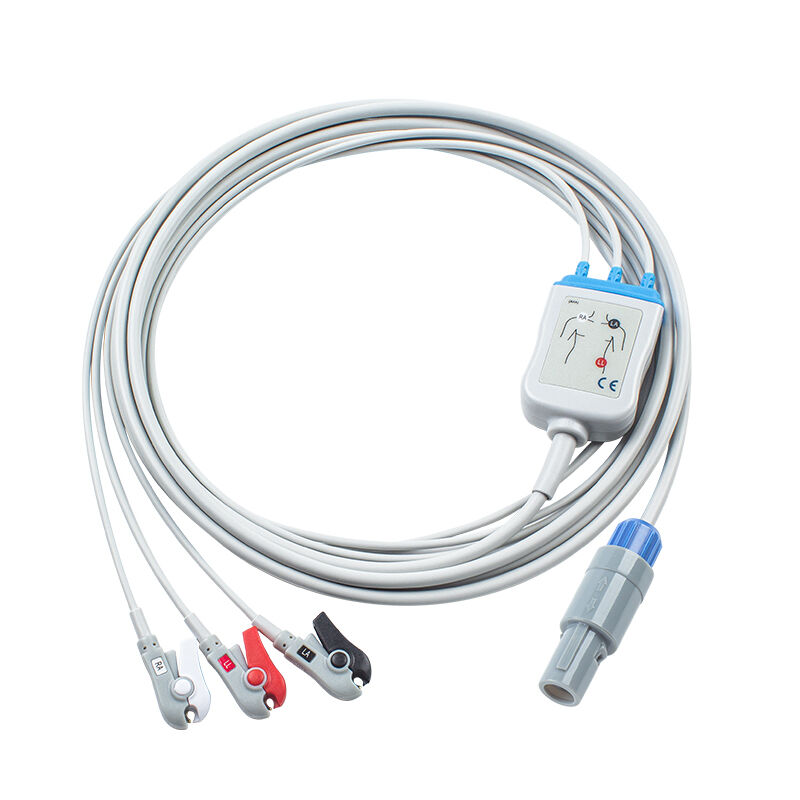 Οθόνη πολλαπλών παραμέτρων Huntleigh 8 ακίδων Smartsigns Compact 300 500 Καλώδιο ΗΚΓ Καλώδια και σύρματα ηλεκτροκαρδιογραφήματος