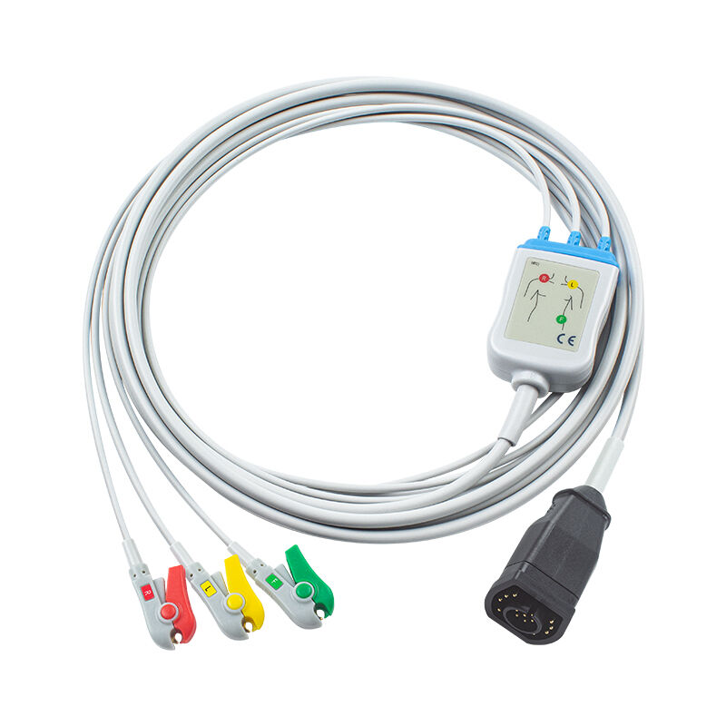 Zoll 15Pin μονοκόμματο καλώδιο ΗΚΓ και σύρματα ηλεκτροδίων