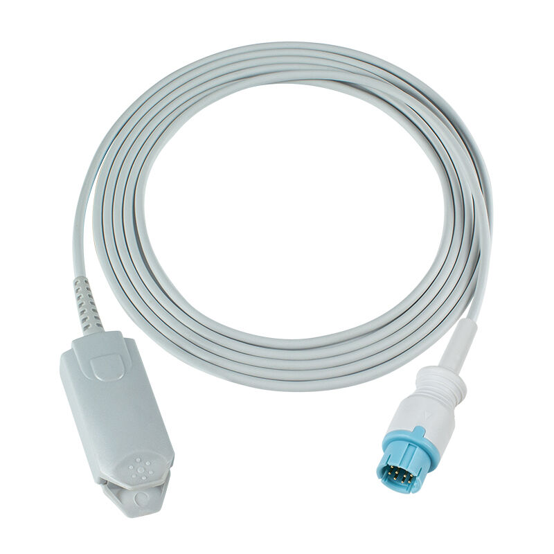 Συμβατό καλώδιο αισθητήρα SpO2 10 ακίδων LEPU Creative Aiview V12 V10 PH10 PH12 VX VS με μήκος 2,5 m