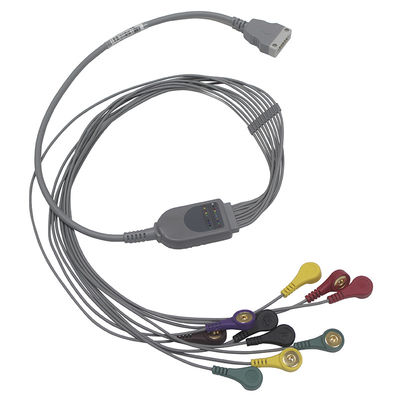 BENEWARE καλώδιο ευθύ Holter 3ft μολύβδου ηλεκτροδίων θραύση IEC καλωδίων μηχανών ECG