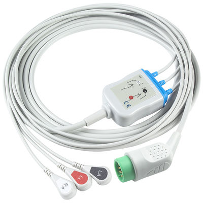 Για την Stryker > Med-tronics > Physio Control Compatible Direct-Connect ECG Cable και καλώδια με μολύβι - 11110-000029