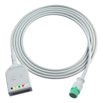 Fukuda Denshi 12Pin 5Lead ECG Trunk Adapter καλώδιο Dynascope DS-7100 ECG καλώδιο επέκτασης Euro Style