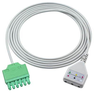 Siemens Drager Infinity M540 ECG Τραμβάκι Διορθωτή καλώδιο Draeger ECG καλώδιο Din στυλ ECG καλώδια επέκτασης