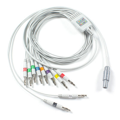 Συμβατό με το καλώδιο Welch Allyn EKG AHA Banana για PCR 100 ΕΟΚΑ σε κατάσταση ανάπαυσης, SE-PRO-600 Cardioperfect Pro Recorder